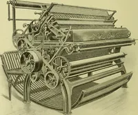 An illustration from Woolen and worsted finishing; a practical manual of instruction in the methods and machinery used in finishing woolen and worsted goods in general, and the processes involved in the special treatment of all types of standard fabrics (1909)