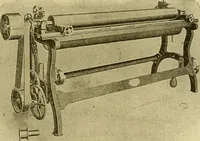 An illustration from Woolen and worsted finishing; a practical manual of instruction in the methods and machinery used in finishing woolen and worsted goods in general, and the processes involved in the special treatment of all types of standard fabrics (1909)