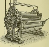 An illustration from Woolen and worsted finishing; a practical manual of instruction in the methods and machinery used in finishing woolen and worsted goods in general, and the processes involved in the special treatment of all types of standard fabrics (1909)