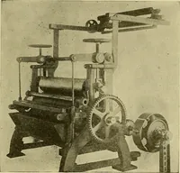 An illustration from Woolen and worsted finishing; a practical manual of instruction in the methods and machinery used in finishing woolen and worsted goods in general, and the processes involved in the special treatment of all types of standard fabrics (1909)