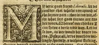 An illustration from The woorke of the excellent philosopher Lucius Annaeus Seneca concerning benefyting : that is too say the dooing, receyuing, and requyting of good turnes (1578)