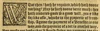 An illustration from The woorke of the excellent philosopher Lucius Annaeus Seneca concerning benefyting : that is too say the dooing, receyuing, and requyting of good turnes (1578)