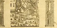 An illustration from The woorkes of Geffrey Chaucer (1561)