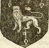 An illustration from Workes of armorie : deuyded into three bookes, entituled, the Concordes of armorie, the Armorie of honor, and of Coates and creastes (1572)