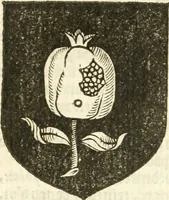 An illustration from Workes of armorie : deuyded into three bookes, entituled, the Concordes of armorie, the Armorie of honor, and of Coates and creastes (1572)