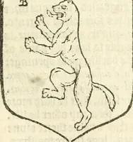 An illustration from Workes of armorie : deuyded into three bookes, entituled, the Concordes of armorie, the Armorie of honor, and of Coates and creastes (1572)