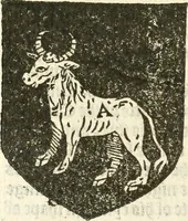 An illustration from Workes of armorie : deuyded into three bookes, entituled, the Concordes of armorie, the Armorie of honor, and of Coates and creastes (1572)