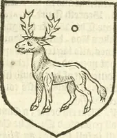 An illustration from Workes of armorie : deuyded into three bookes, entituled, the Concordes of armorie, the Armorie of honor, and of Coates and creastes (1572)