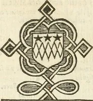 An illustration from Workes of armorie : deuyded into three bookes, entituled, the Concordes of armorie, the Armorie of honor, and of Coates and creastes (1572)