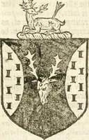 An illustration from Workes of armorie : deuyded into three bookes, entituled, the Concordes of armorie, the Armorie of honor, and of Coates and creastes (1572)