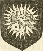 An illustration from Workes of armorie : deuyded into three bookes, entituled, the Concordes of armorie, the Armorie of honor, and of Coates and creastes (1572)