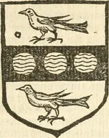 An illustration from Workes of armorie : deuyded into three bookes, entituled, the Concordes of armorie, the Armorie of honor, and of Coates and creastes (1572)
