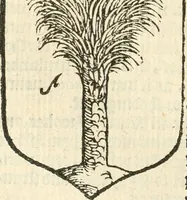 An illustration from Workes of armorie : deuyded into three bookes, entituled, the Concordes of armorie, the Armorie of honor, and of Coates and creastes (1572)