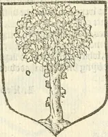 An illustration from Workes of armorie : deuyded into three bookes, entituled, the Concordes of armorie, the Armorie of honor, and of Coates and creastes (1572)