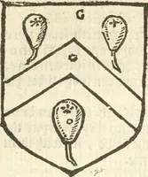 An illustration from Workes of armorie : deuyded into three bookes, entituled, the Concordes of armorie, the Armorie of honor, and of Coates and creastes (1572)