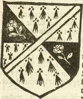 An illustration from Workes of armorie : deuyded into three bookes, entituled, the Concordes of armorie, the Armorie of honor, and of Coates and creastes (1572)