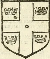 An illustration from Workes of armorie : deuyded into three bookes, entituled, the Concordes of armorie, the Armorie of honor, and of Coates and creastes (1572)