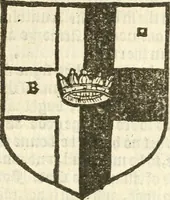 An illustration from Workes of armorie : deuyded into three bookes, entituled, the Concordes of armorie, the Armorie of honor, and of Coates and creastes (1572)