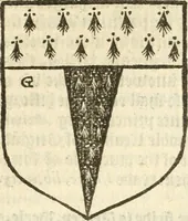 An illustration from Workes of armorie : deuyded into three bookes, entituled, the Concordes of armorie, the Armorie of honor, and of Coates and creastes (1572)