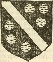 An illustration from Workes of armorie : deuyded into three bookes, entituled, the Concordes of armorie, the Armorie of honor, and of Coates and creastes (1572)