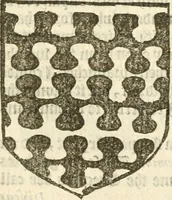 An illustration from Workes of armorie : deuyded into three bookes, entituled, the Concordes of armorie, the Armorie of honor, and of Coates and creastes (1572)