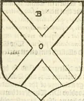 An illustration from Workes of armorie : deuyded into three bookes, entituled, the Concordes of armorie, the Armorie of honor, and of Coates and creastes (1572)
