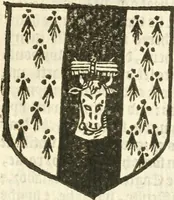 An illustration from Workes of armorie : deuyded into three bookes, entituled, the Concordes of armorie, the Armorie of honor, and of Coates and creastes (1572)