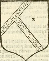 An illustration from Workes of armorie : deuyded into three bookes, entituled, the Concordes of armorie, the Armorie of honor, and of Coates and creastes (1572)