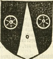An illustration from Workes of armorie : deuyded into three bookes, entituled, the Concordes of armorie, the Armorie of honor, and of Coates and creastes (1572)