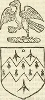 Picture 156 of 329 from Workes of armorie : deuyded into three bookes, entituled, the Concordes of armorie, the Armorie of honor, and of Coates and creastes (1572), leaf 215
