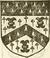 An illustration from Workes of armorie : deuyded into three bookes, entituled, the Concordes of armorie, the Armorie of honor, and of Coates and creastes (1572)