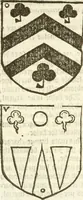 An illustration from Workes of armorie : deuyded into three bookes, entituled, the Concordes of armorie, the Armorie of honor, and of Coates and creastes (1572)