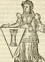 An illustration from Workes of armorie : deuyded into three bookes, entituled, the Concordes of armorie, the Armorie of honor, and of Coates and creastes (1572)