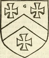 An illustration from Workes of armorie : deuyded into three bookes, entituled, the Concordes of armorie, the Armorie of honor, and of Coates and creastes (1572)
