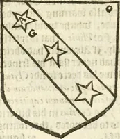 An illustration from Workes of armorie : deuyded into three bookes, entituled, the Concordes of armorie, the Armorie of honor, and of Coates and creastes (1572)