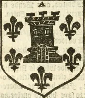 An illustration from Workes of armorie : deuyded into three bookes, entituled, the Concordes of armorie, the Armorie of honor, and of Coates and creastes (1572)