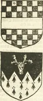 An illustration from Workes of armorie : deuyded into three bookes, entituled, the Concordes of armorie, the Armorie of honor, and of Coates and creastes (1572)