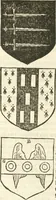 An illustration from Workes of armorie : deuyded into three bookes, entituled, the Concordes of armorie, the Armorie of honor, and of Coates and creastes (1572)