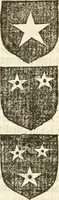 An illustration from Workes of armorie : deuyded into three bookes, entituled, the Concordes of armorie, the Armorie of honor, and of Coates and creastes (1572)
