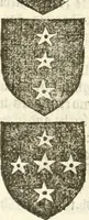 An illustration from Workes of armorie : deuyded into three bookes, entituled, the Concordes of armorie, the Armorie of honor, and of Coates and creastes (1572)
