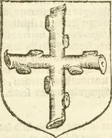 An illustration from Workes of armorie : deuyded into three bookes, entituled, the Concordes of armorie, the Armorie of honor, and of Coates and creastes (1572)
