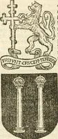 An illustration from Workes of armorie : deuyded into three bookes, entituled, the Concordes of armorie, the Armorie of honor, and of Coates and creastes (1572)