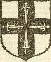 An illustration from Workes of armorie : deuyded into three bookes, entituled, the Concordes of armorie, the Armorie of honor, and of Coates and creastes (1572)