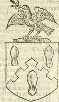 An illustration from Workes of armorie : deuyded into three bookes, entituled, the Concordes of armorie, the Armorie of honor, and of Coates and creastes (1572)