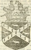 An illustration from Workes of armorie : deuyded into three bookes, entituled, the Concordes of armorie, the Armorie of honor, and of Coates and creastes (1572)