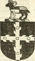 An illustration from Workes of armorie : deuyded into three bookes, entituled, the Concordes of armorie, the Armorie of honor, and of Coates and creastes (1572)