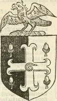 An illustration from Workes of armorie : deuyded into three bookes, entituled, the Concordes of armorie, the Armorie of honor, and of Coates and creastes (1572)