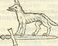 An illustration from Workes of armorie : deuyded into three bookes, entituled, the Concordes of armorie, the Armorie of honor, and of Coates and creastes (1572)