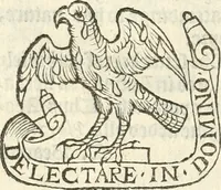 An illustration from Workes of armorie : deuyded into three bookes, entituled, the Concordes of armorie, the Armorie of honor, and of Coates and creastes (1572)