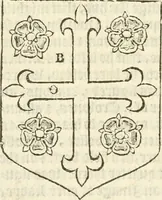 An illustration from Workes of armorie : deuyded into three bookes, entituled, the Concordes of armorie, the Armorie of honor, and of Coates and creastes (1572)